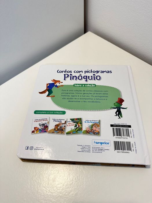 Livro infantil Pinoquio
