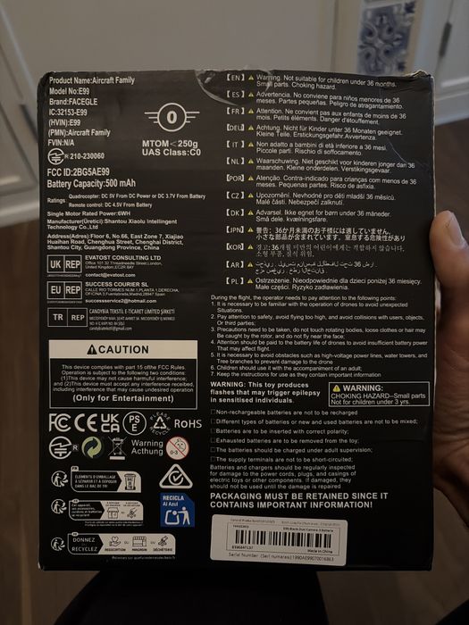 Drone E99 intelligent obstacle