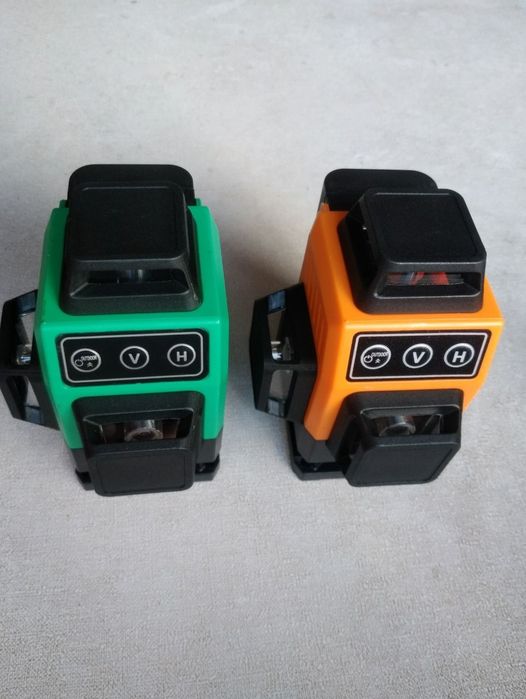 ЗЕЛЕНИЙ лазерний 3D 4D рівень нівелір Hilda Mini