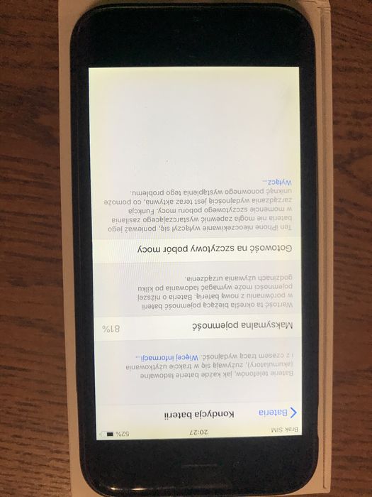 iPhone 6 silver sprawny