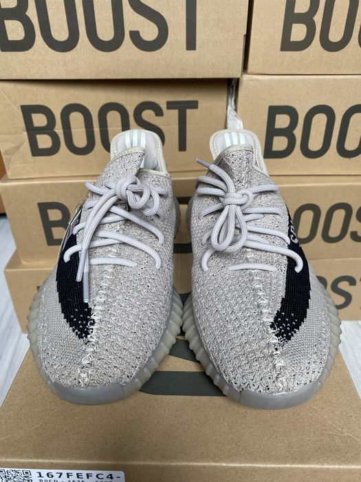 Adidas Yeezy Boost 350 V2 Slate sneakersy szare 41 1/3