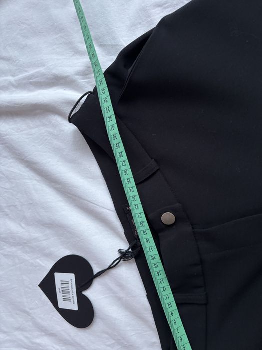 eleganckie czarne spodnie nowe cygaretki