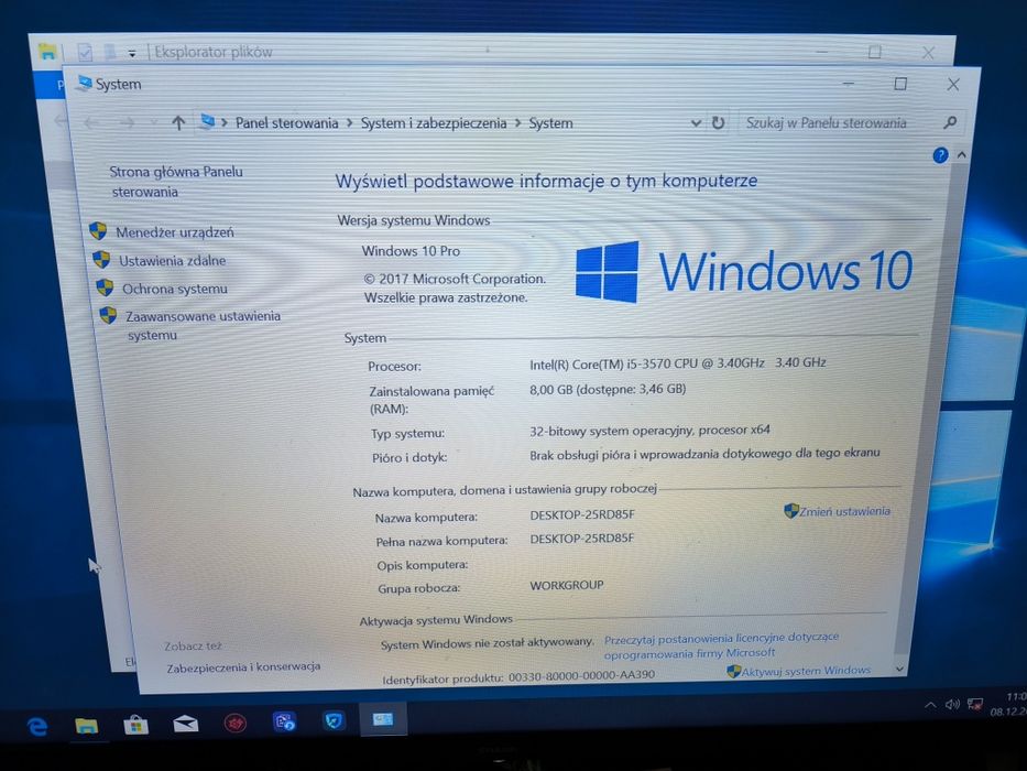 Komputer stacjonarny.. core i5.. 8 GB Ram.. polecam..