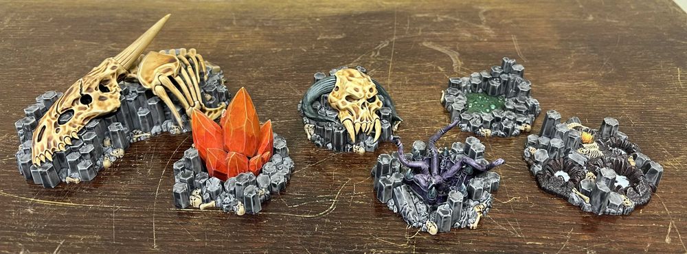 Warhammer Underworlds BeastGrave z makietami pomalowane