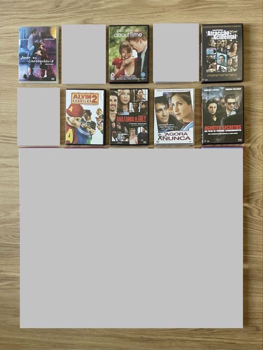 Vários filmes em DVD