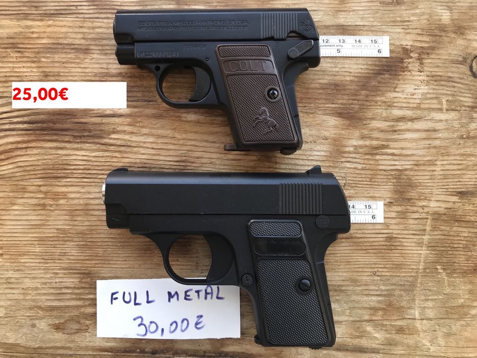 Pistola Airsoft de MOLA - SIG P226 - PPK - COLT 25 - M90TWOO - NOVAS