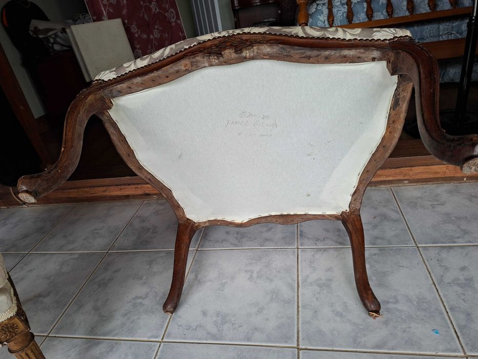 Poltronas ou Par de Bergères - armchairs in the Louis XVI style - em São Miguel Açores