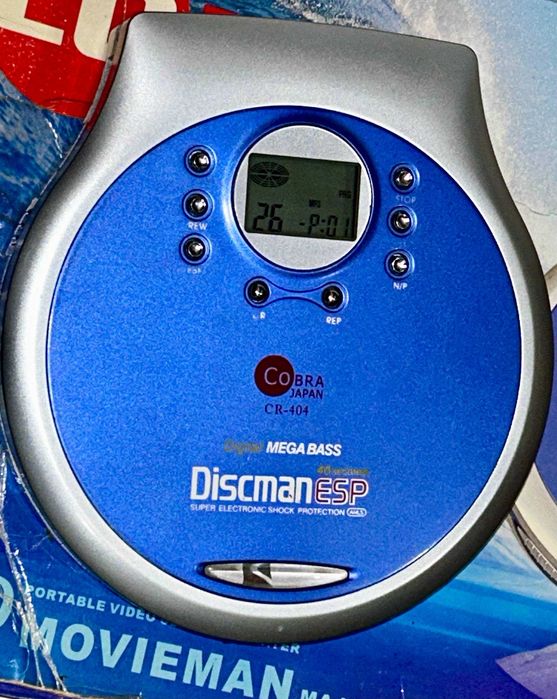VCD/CD/MP3 Плеер Discman COBRA CR-404