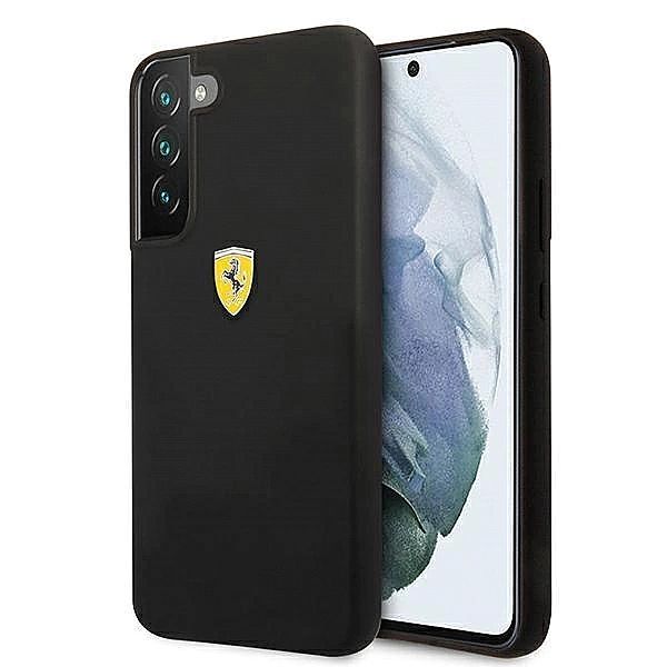 Etui Ferrari On Track Silicone na Samsung Galaxy S22+ - czarne