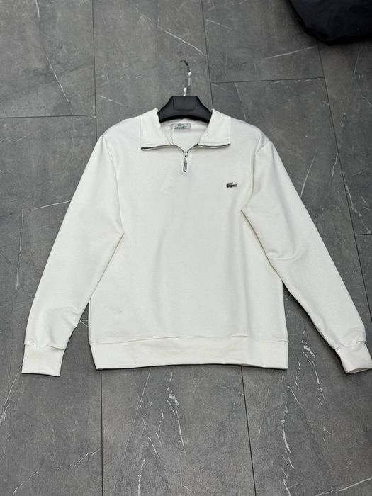 Кофта Lacoste на замку 1/3 | зіп худі лакоста Old money