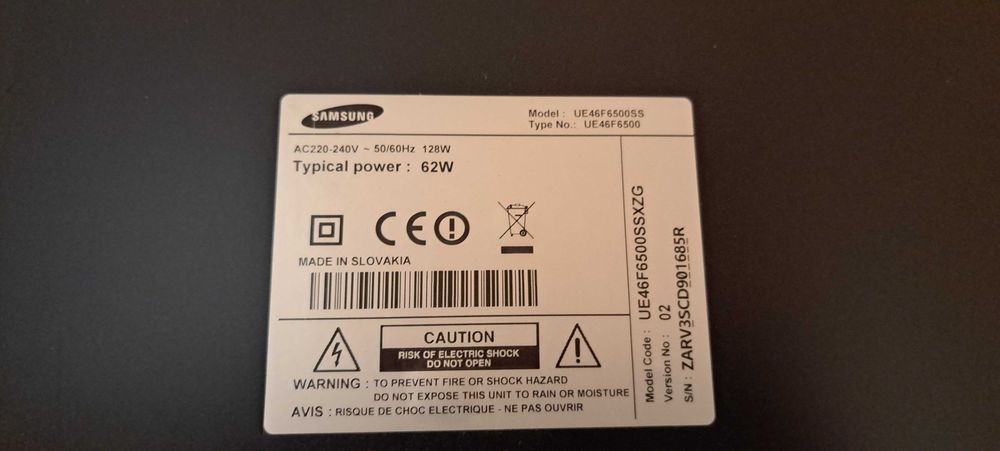 Telewizor LED Samsung 46 cali Full HD UE46F6500SS