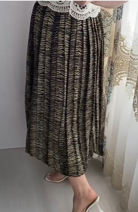 Плісе спідниця батал