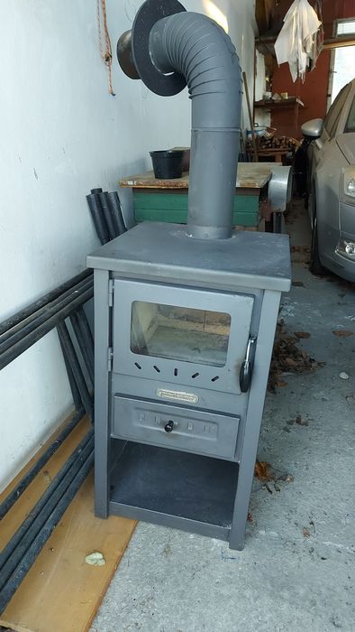 Piecyk kominek koza opał drzewo