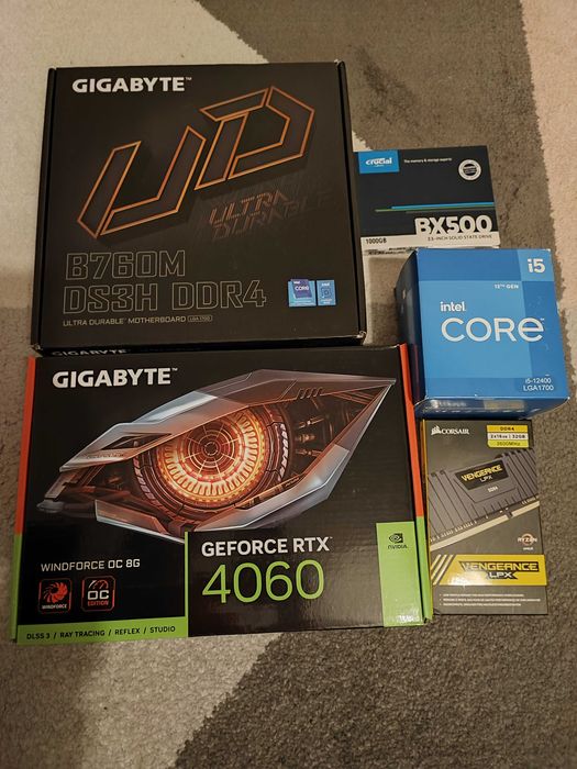 PC Gaming - RTX4060 + i5 12400 + 32gb + 1Tb SSD
