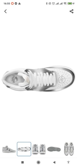 Кросівки жіночі Nike Court Vision Mid CD5436-108 р.39 срібні