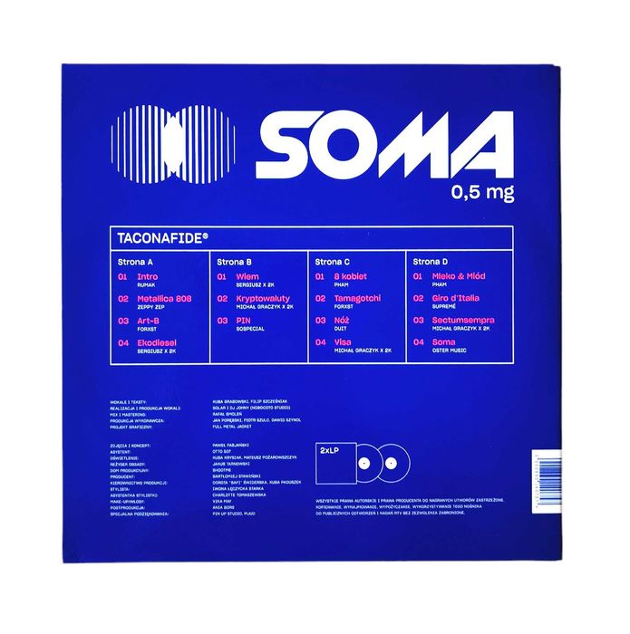 Taconafide – Soma 0,5 mg winyl unikat 2xLP