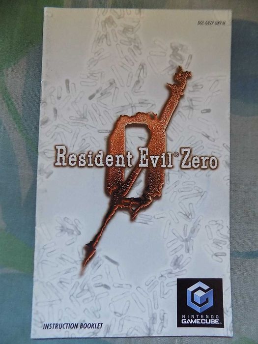 Resident Evil Zero - instrukcja do gry Nintendo GameCube Game Cube GCN