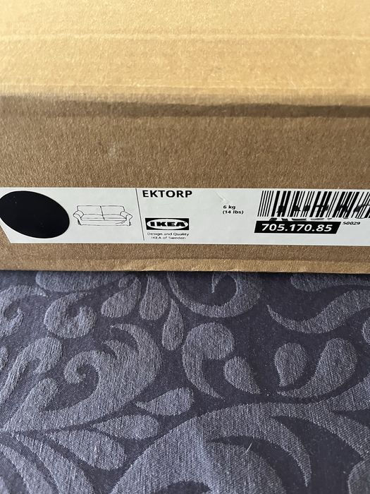 Ikea Ektorp capa sofa 2 lugares hillared antracite