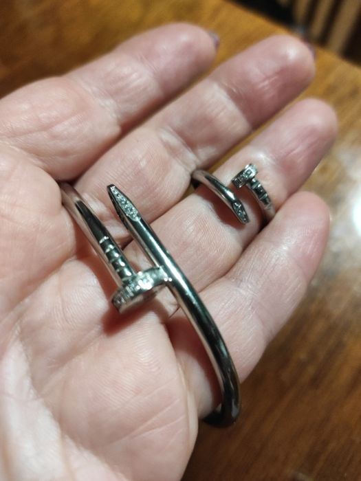 Набор медсплав. Браслет и кольцо