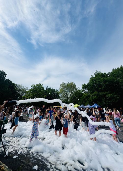 PIANA PARTY SHOW 2025 EVENTART wynajem ekonomicznej wyrzutni piany