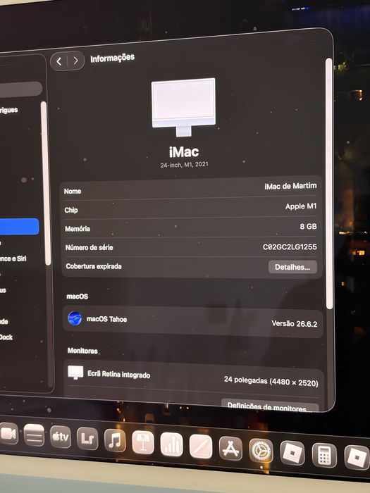Apple i mac  de 24 p ( defeito ecran)