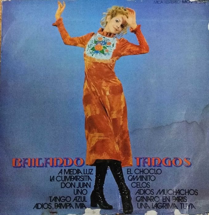 6 LP's de vinil, canções em castelhano