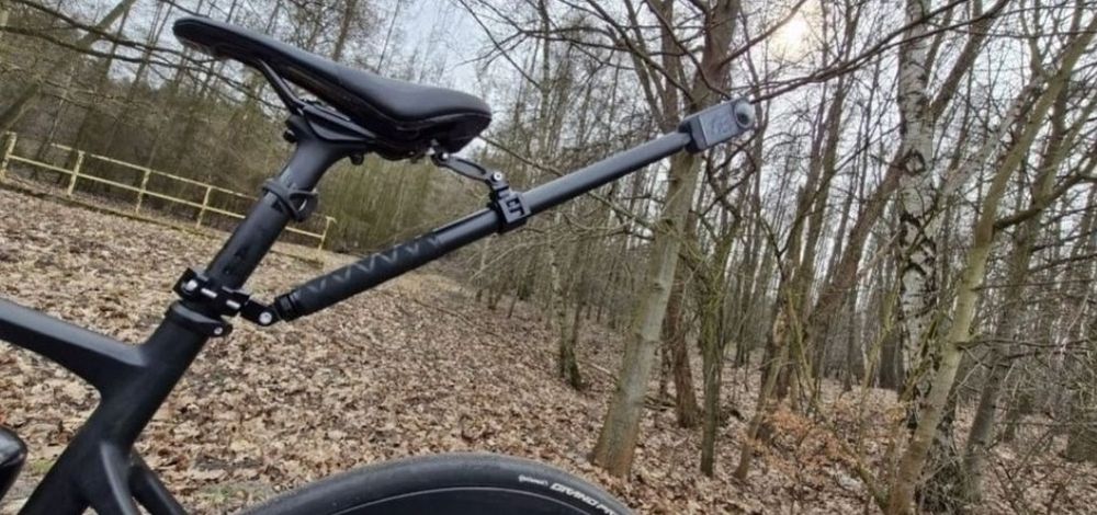 Uchwyt rowerowy do kamery gopro hero, insta360 x3, x5 selfiestick