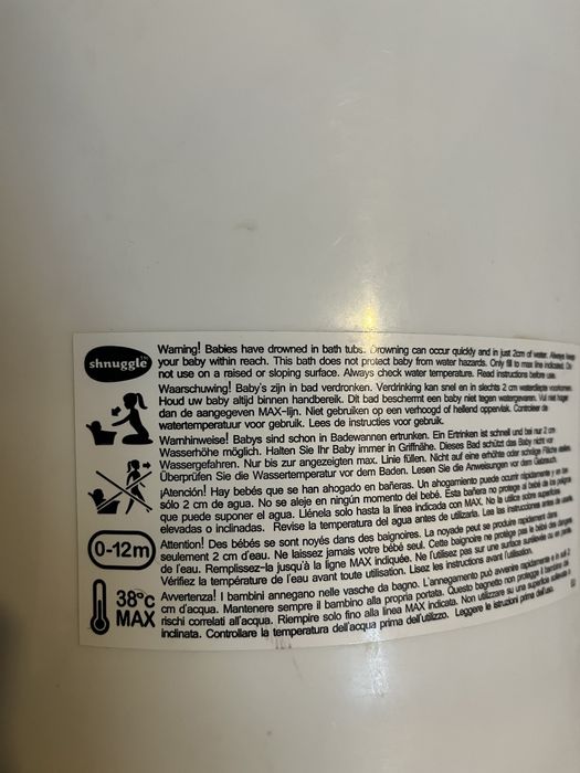 Wanienka Shnuggle 0-12 m