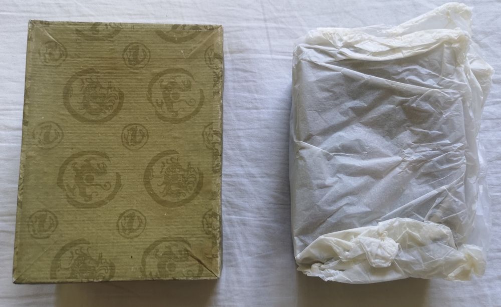 Nowa piękna chińska szkatułka na biżuterię z obrazem z korka