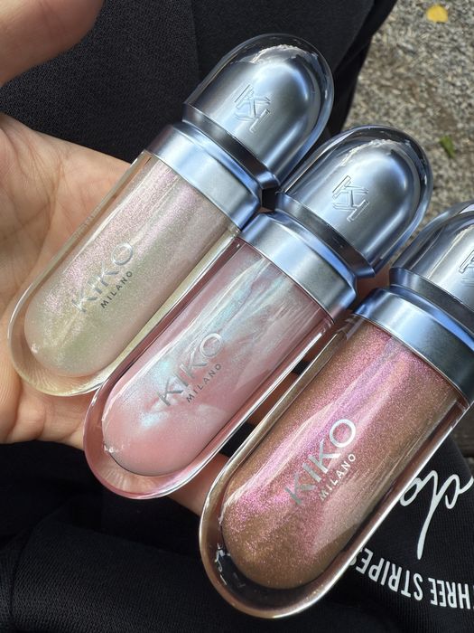 Блиск Kiko milano 3 d hydra lipgloss 01 03 04 05 07 09 20 31 41 47 49