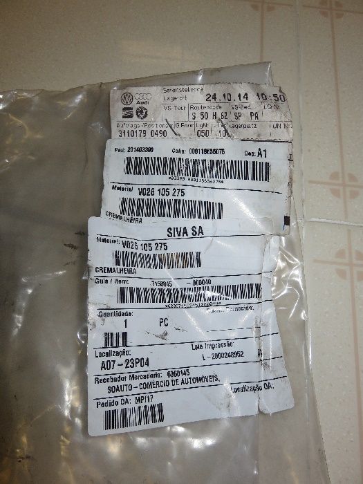 Audi 80 Gasolina. Cremalheira nova.