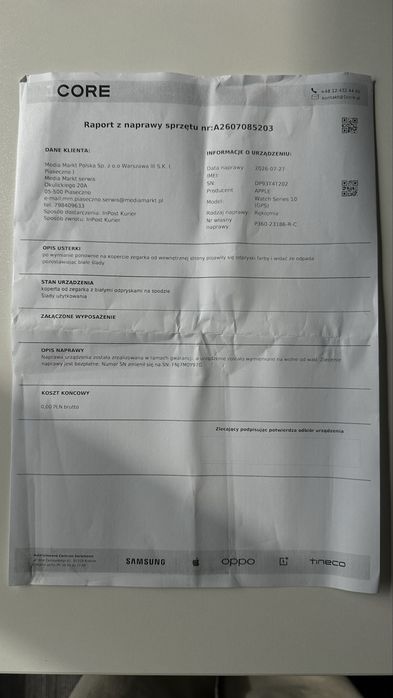Smartwatch Apple Watch 10 46 mm