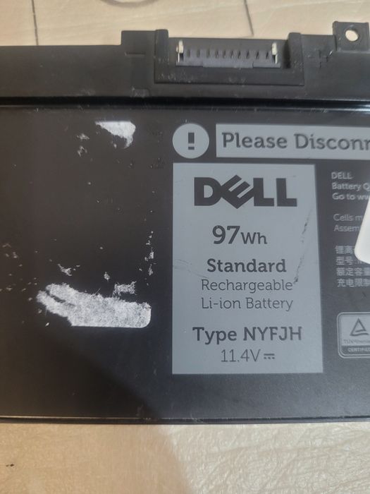 Оригінальна батарея Dell Precision 7730 91Wh NYFJH 7530 і 7520 MFKVP