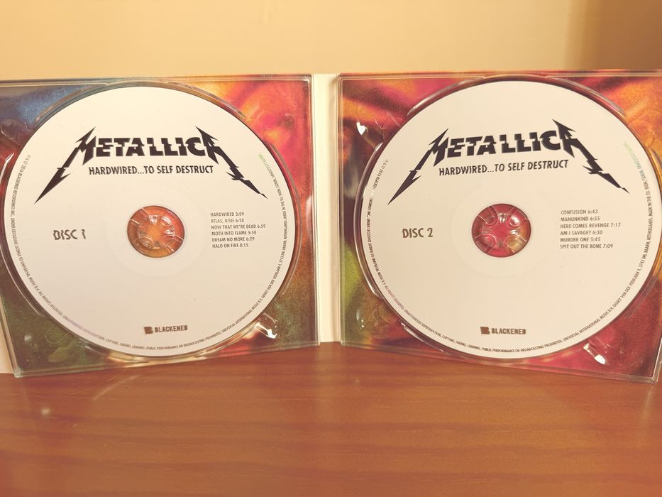 Metallica 2 CD Álbum Hardwired…To Self-Destruct