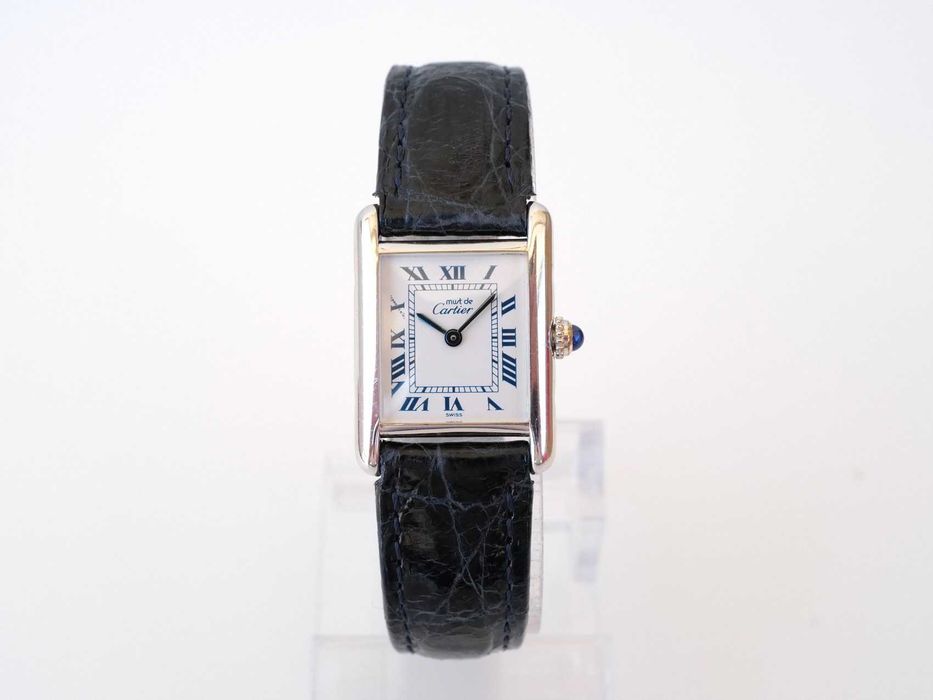 Cartier Must Tank Ivory Roman Dial