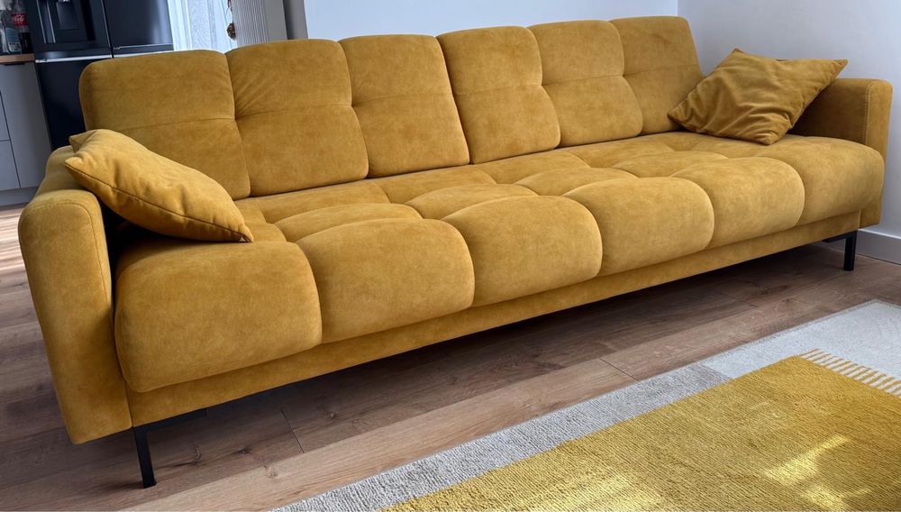 Kanapa/Sofa musztardowa