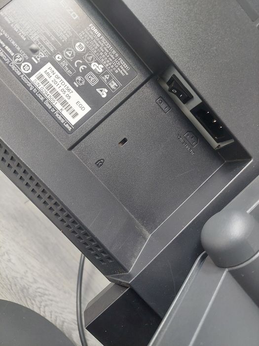 Monitor czarny regulowany Eizo