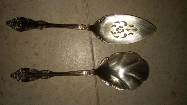 Colheres banhadas a prata