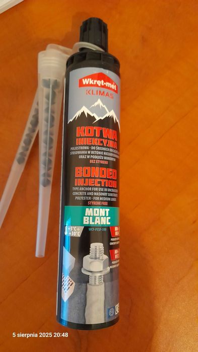 Kotwa iniekcyjna WKRĘT-MET KLIMAS