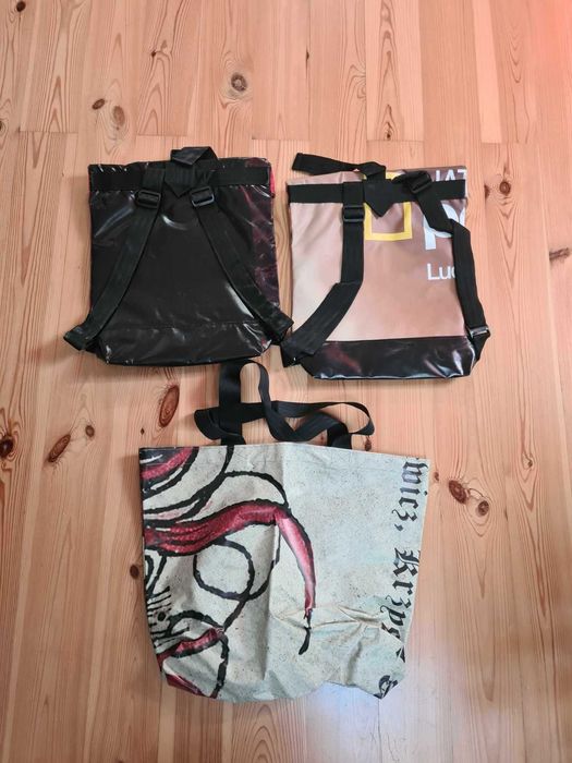 torba i plecaki z banerów reklamowych, nowe