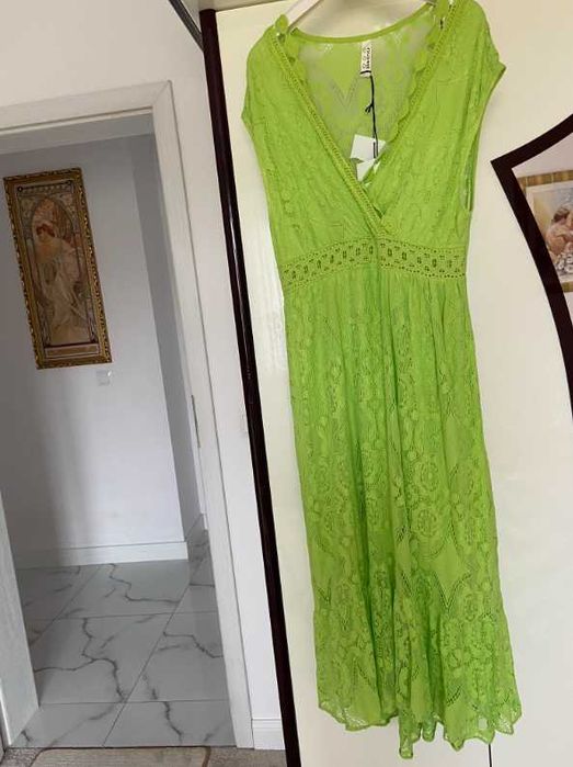 Sukienka boho elastyczna asymetryczna 42/44