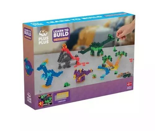 Klocki Plus-Plus Naucz się budować Dinozaury - 500 elementów