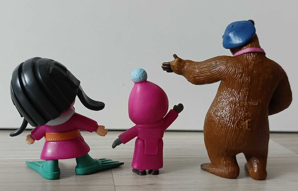 Simba Comansi Masza i Niedźwiedź figurka 3szt. Zestaw