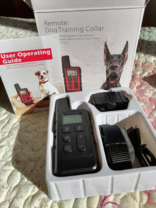 Coleira treino canino