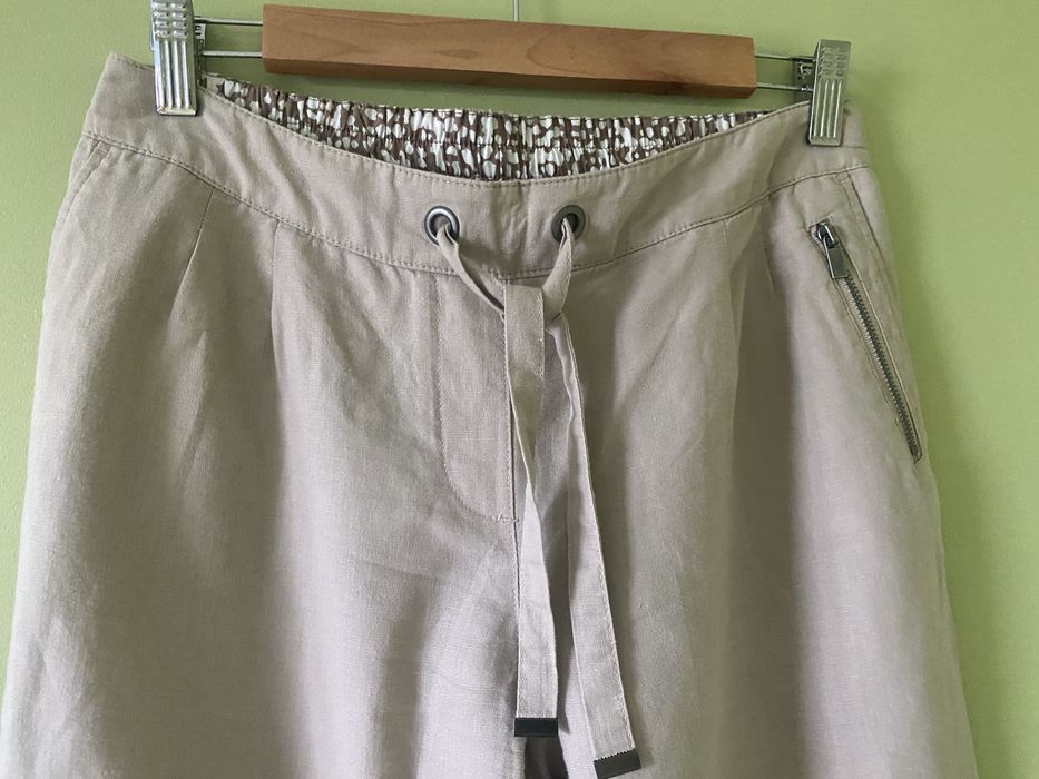 spodnie letnie ORSAY rozm. 36/S len + bawełna