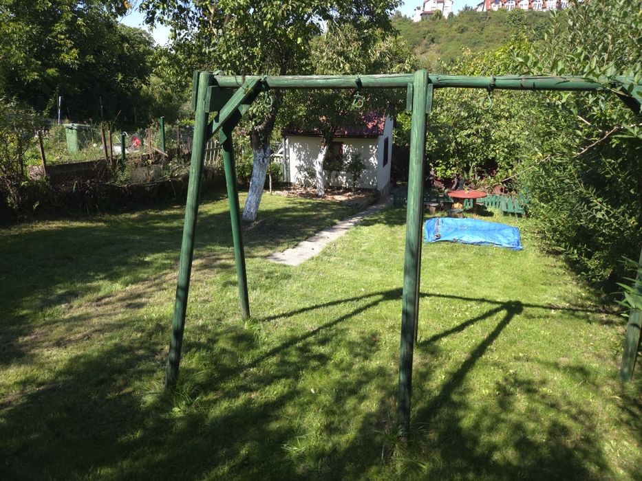 ROD Nad Oranią sprzedam zadbaną działkę – 354m² z murowanym domkiem, altaną i pięknym trawnikiem - Widok 2