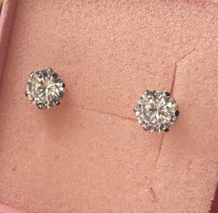 Nowe, piękne kolczyki szlifowane na brylanty Bijou Brigitte okazja