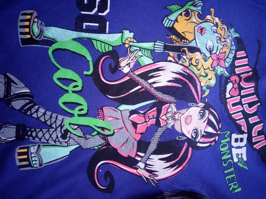 Zestaw ubranek 9 lat monster high roz. 128