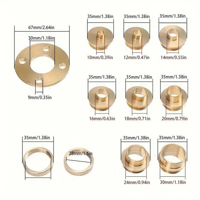 Копіювальні втулки для фрезера