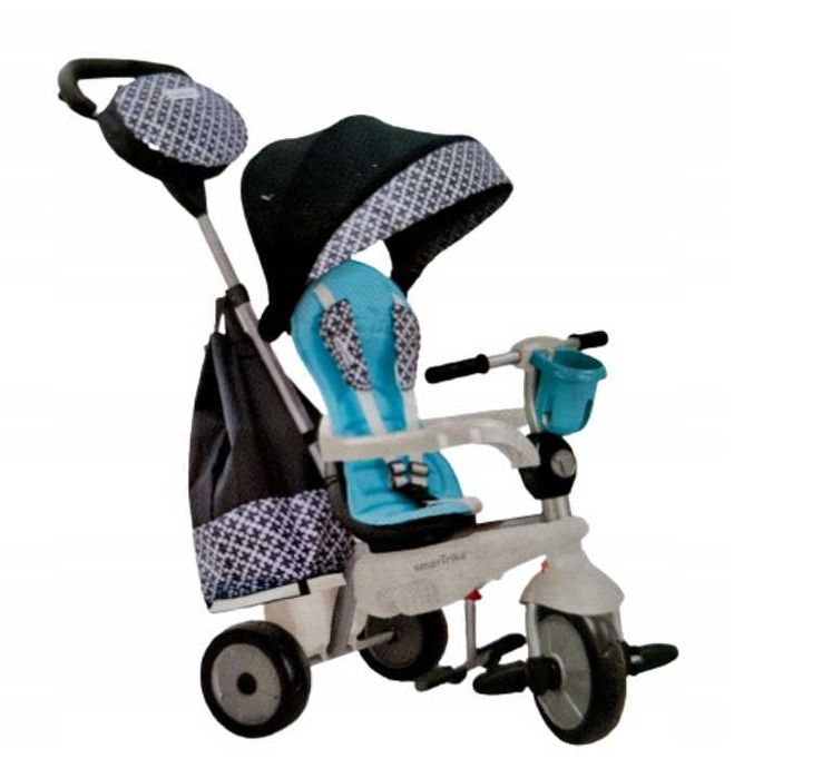 Rower trójkołowy Smart Trike STL1018 Biały, Czarny, Niebieski